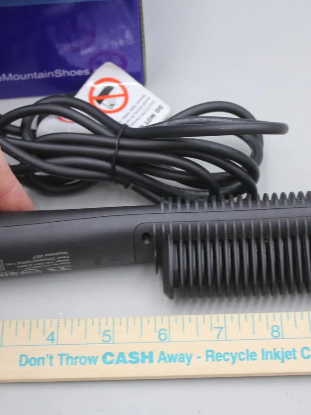 Straight Ahead Pro Glider 2.0 Hair Straightener Tool Tested/Working Black